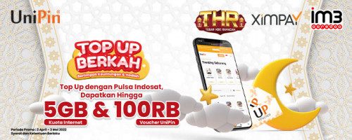 TOP UP BERKAH (Berlimpah Keuntungan & Hadiah) – Top Up Pakai Pulsa Indosat dan Nikmati Berkahnya!